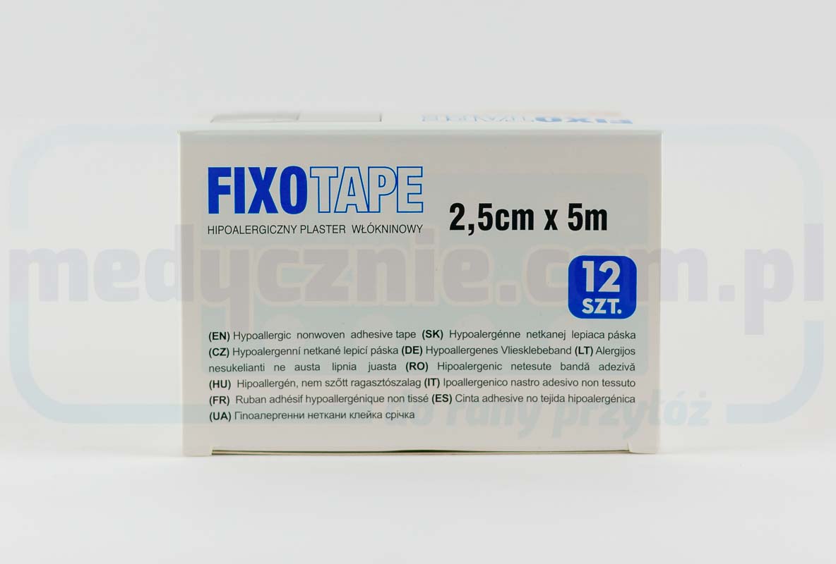 Plaster hypoal. włókninowy FIXOTAPE 2,5cm*5m 1szt